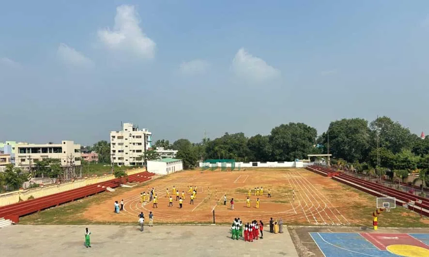 Sports complex at Sri Prakash Synergy School Peddapuram