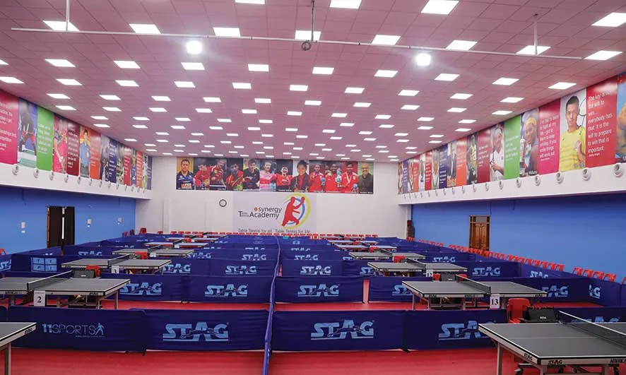 Table tennis facilities at Sri Prakash Synergy School Peddapuram