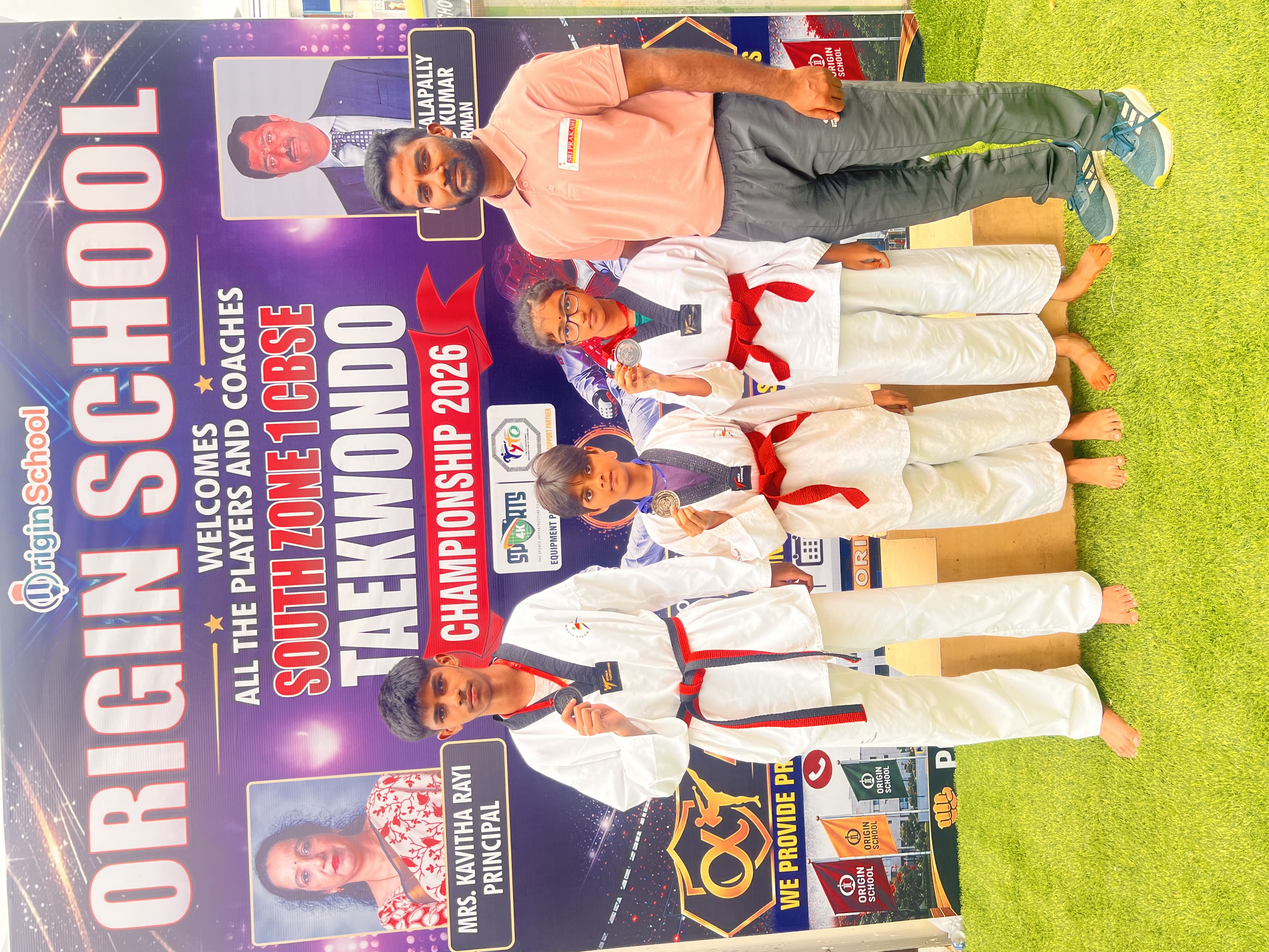Rising Stars: Our Taekwondo Champions Triumph at the CBSE South Zone Championship!