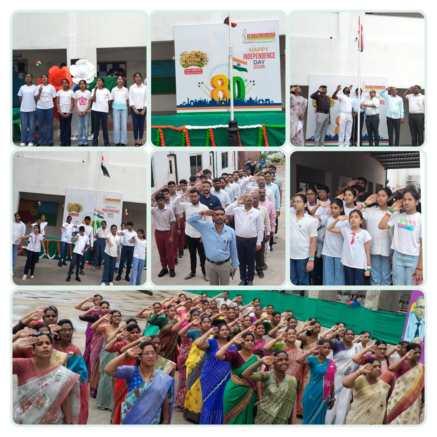 Sri Prakash Synergy School Celebrates Independence Day with Patriotic Fervor