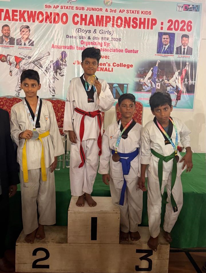 Shashwat Strikes Gold in State Taekwondo Championship!