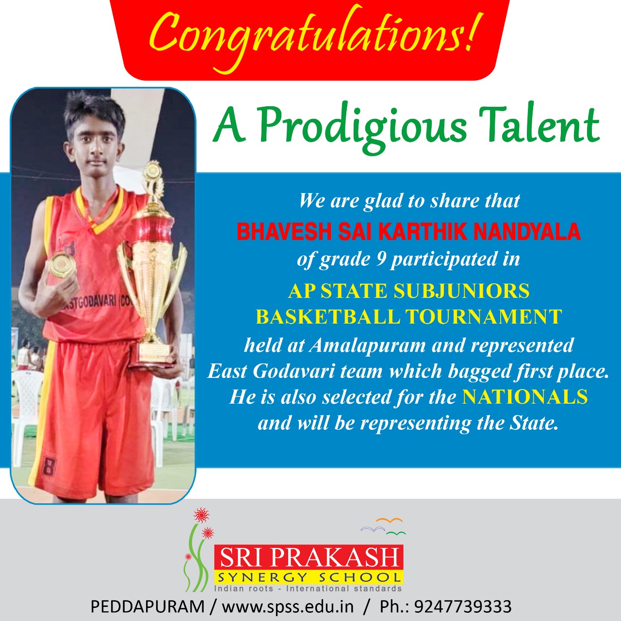 Master Karthik of SPSS becomes the Cynosure of All Eyes!