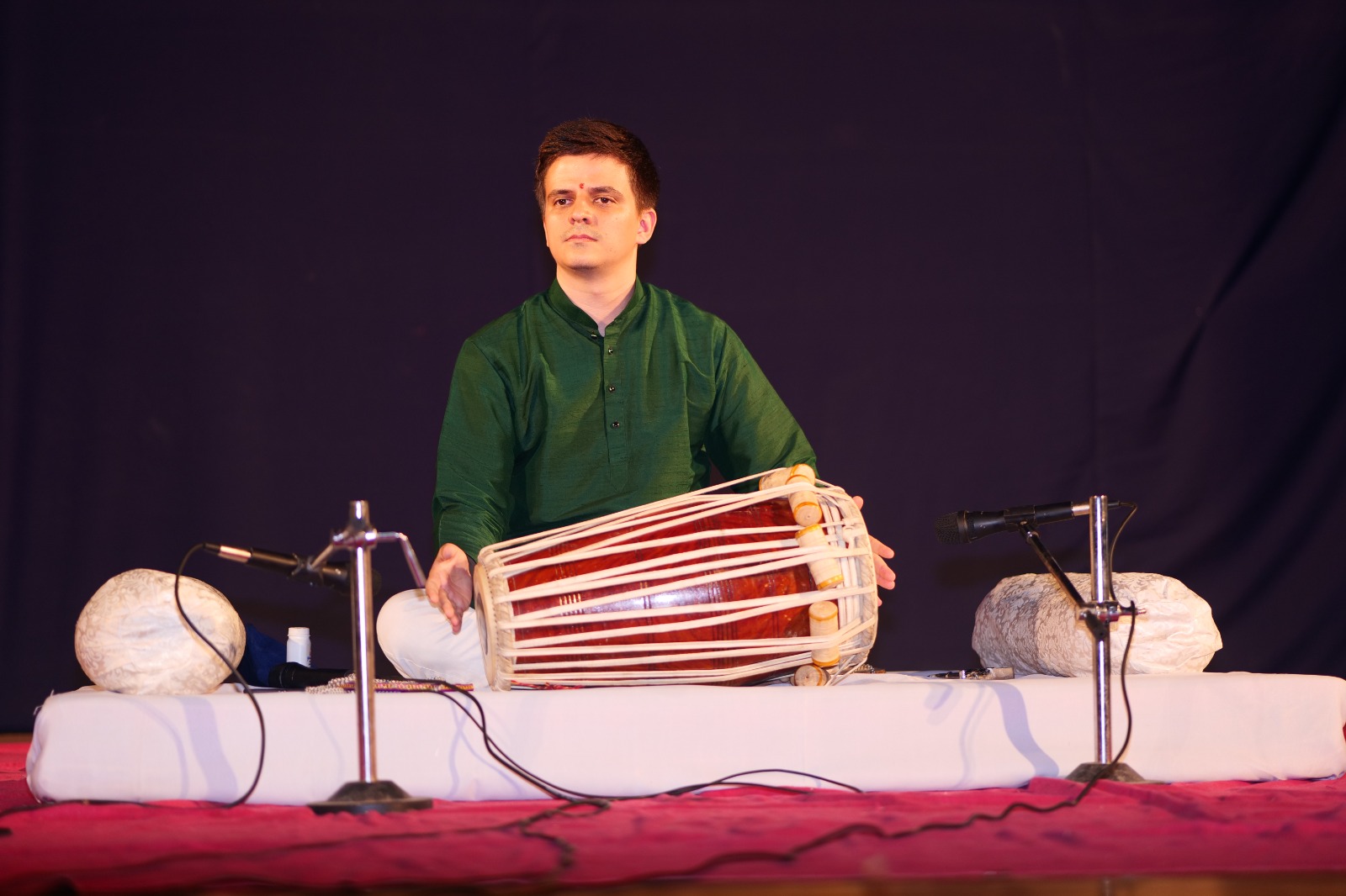 Pakhawaj Display on 19th August by International Music Maestro Mr. Balazs Viragh