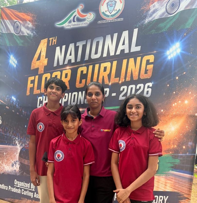 Sri Prakash Synergy School Students Win Laurels at the 4th National Floor Curling Championship 2026