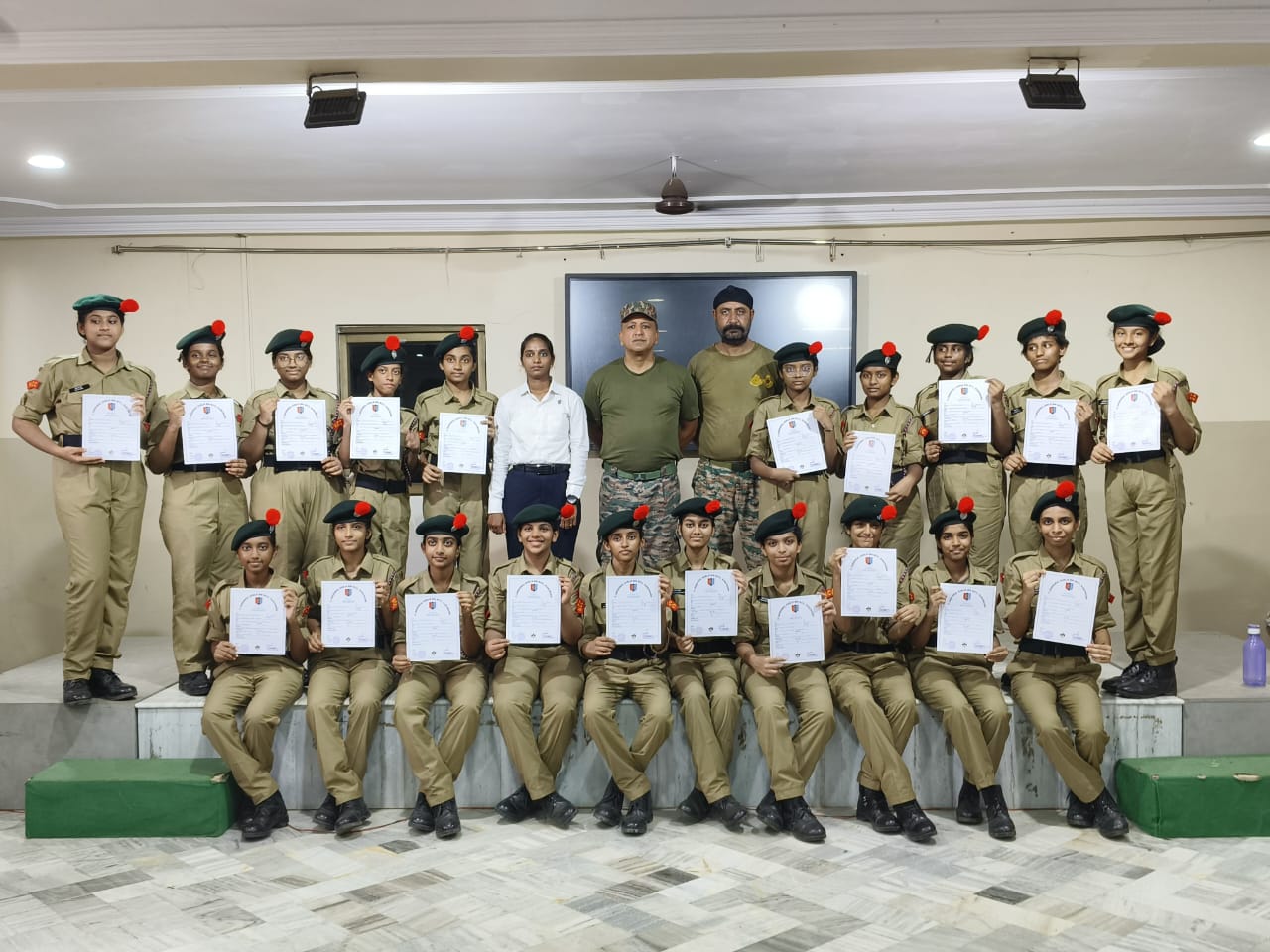 Cadets Soar to Success at the 3 (A) NCC Girls Battalion Training Camp 